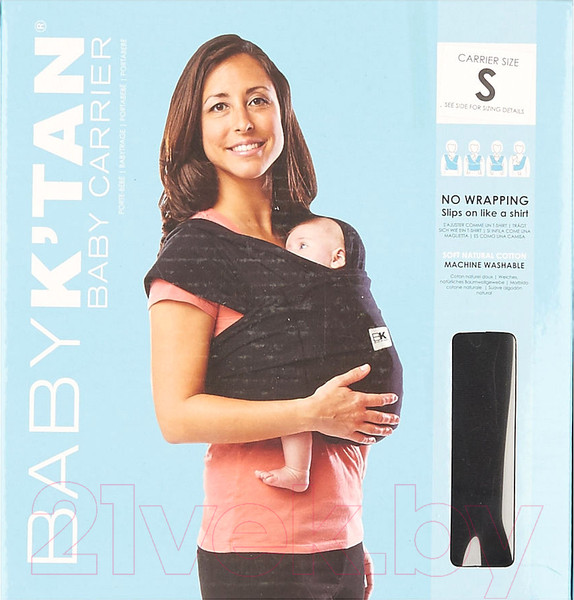 Изображение товара Слинг Baby K'tan Original Black (S)