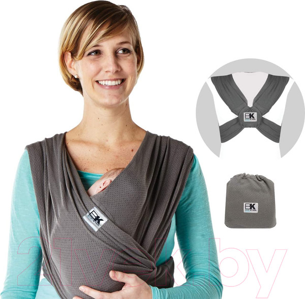 Изображение товара Слинг Baby K'tan Breeze Charcoal (XS)