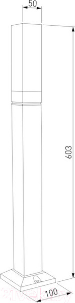 Изображение товара Светильник уличный Elektrostandard 1537 Techno Led (серый)