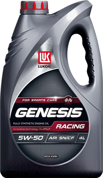 Изображение товара Моторное масло Лукойл Genesis Racing 5W50 / 3173718 (4л)