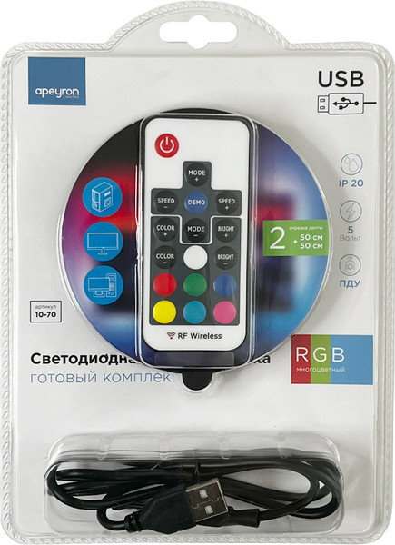 Изображение товара Светодиодная лента Apeyron Electrics 10-70