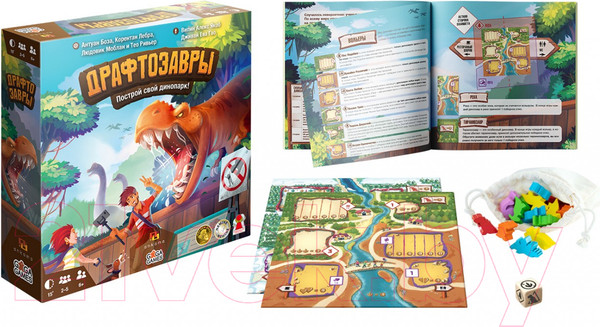 Изображение товара Настольная игра GaGa Драфтозавры / GG202