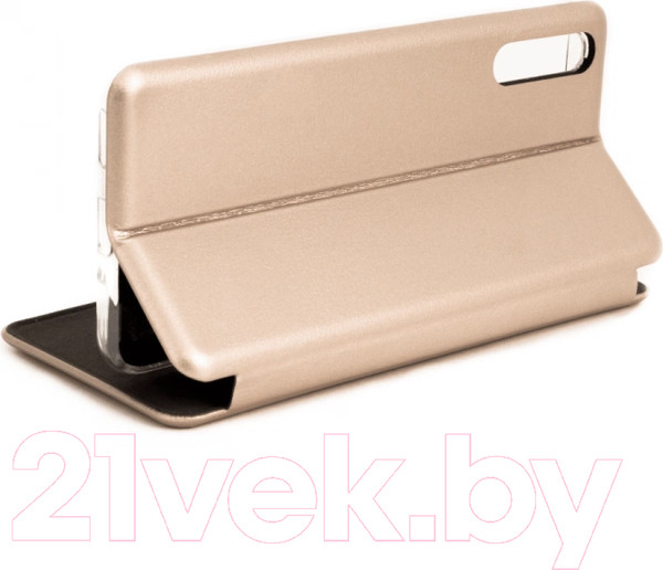 Изображение товара Чехол-книжка Case Magnetic Flip для Huawei Y8p (золотой)