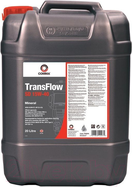 Изображение товара Моторное масло Comma Transflow SD 15W40 / TFSD20L (20л)