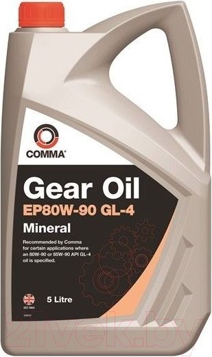 Изображение товара Индустриальное масло Comma Gear Oil GL4 80W90 / GO45L (5л)