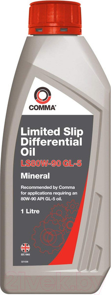 Изображение товара Трансмиссионное масло Comma Limited Slip 80W90 / LS80W901L (1л)