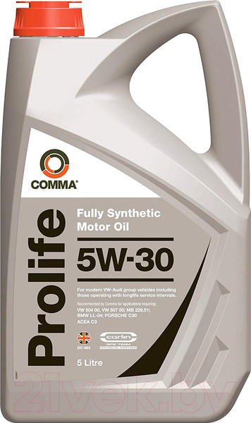 Изображение товара Моторное масло Comma Prolife 5W30 / PRO5L (5л)