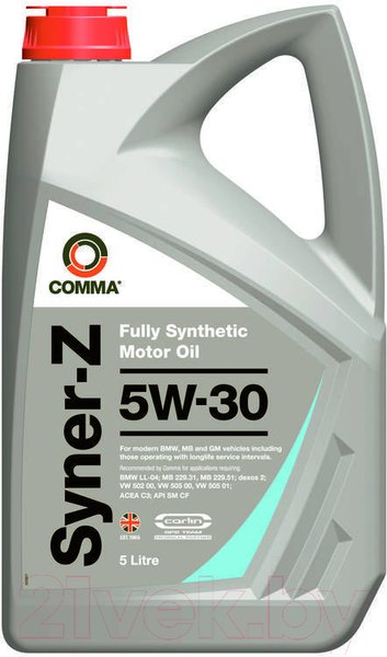 Изображение товара Моторное масло Comma Syner-Z 5W30 / SYZ5L (5л)