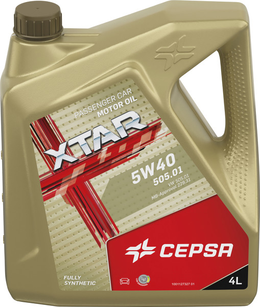 Изображение товара Моторное масло Cepsa Xtar 5W40 505.01 / 513923690 (4л)