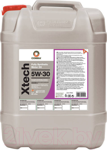 Изображение товара Моторное масло Comma Xtech 5W30 / XTC20L (20л)