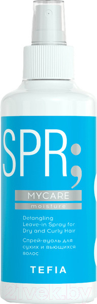Изображение товара Спрей для волос Tefia MyCare Moisture для сухих и вьющихся волос (250мл)