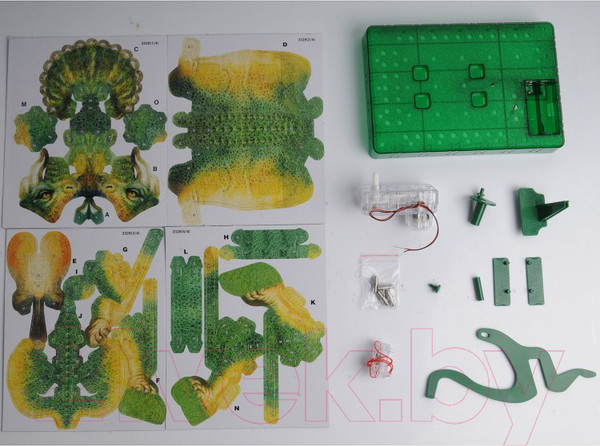 Изображение товара Конструктор электромеханический ND Play 3D Трицератопс / 277391