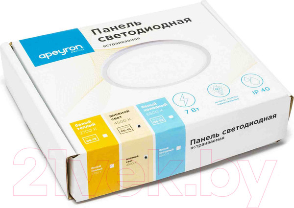 Изображение товара Панель светодиодная Apeyron Electrics 06-16