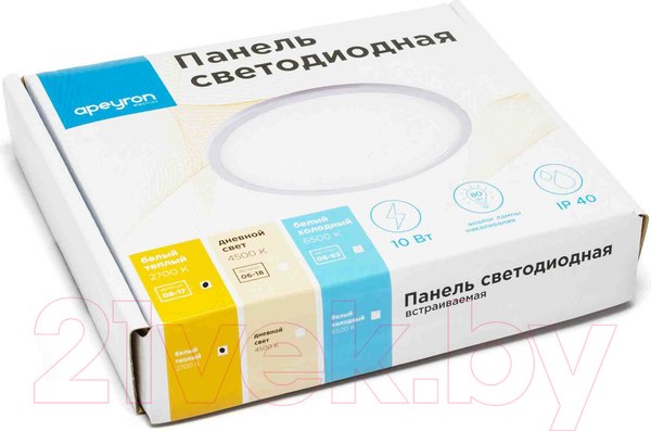 Изображение товара Панель светодиодная Apeyron Electrics 06-17