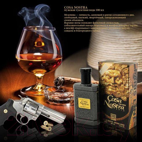 Изображение товара Туалетная вода Paris Line Cosa Nostra For men (100мл)