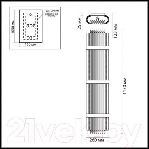 Изображение товара Бра Odeon Light Empire 4853/6W