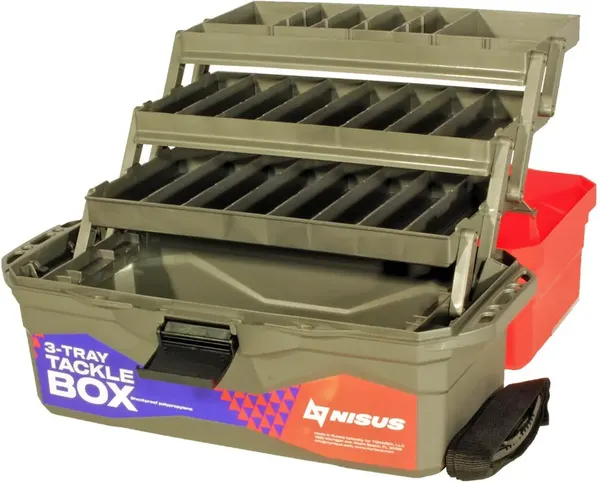 Изображение товара Ящик рыболовный Nisus Tackle Box / 0072746 (красный)