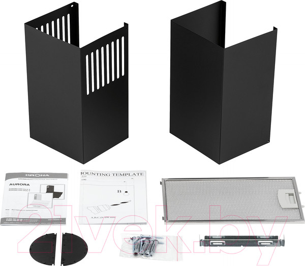 Изображение товара Вытяжка наклонная Krona Aurora 600 Black S / КА-00001024