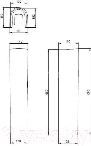 Изображение товара Пьедестал Santeri Визит 136053S0000B0