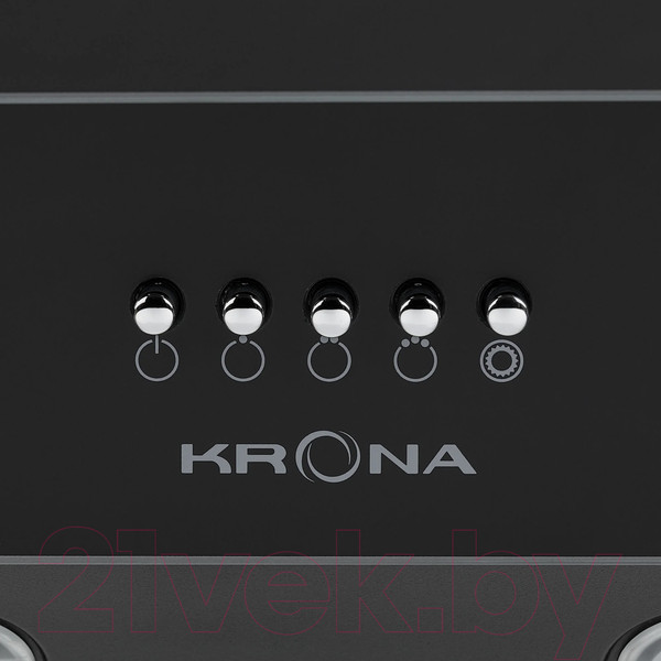 Изображение товара Вытяжка наклонная Krona Erica 600 Black PB / 00026741