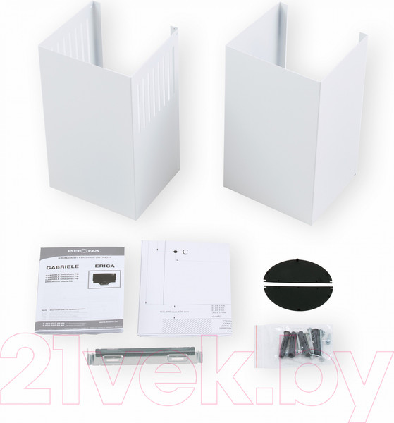 Изображение товара Вытяжка наклонная Krona Gabriele 600 White PB / 00026739