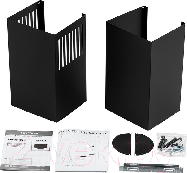 Изображение товара Вытяжка наклонная Krona Gabriele 500 Black PB / 00026740