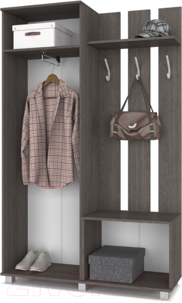 Изображение товара Секция в прихожую Modern Лира (анкор темный/анкор светлый)