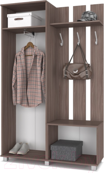 Изображение товара Секция в прихожую Modern Лира (ясень шимо темный/ясень шимо светлый)