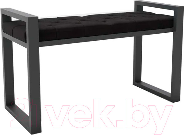 Изображение товара Банкетка Hype Mebel Бридж (черный/черный)