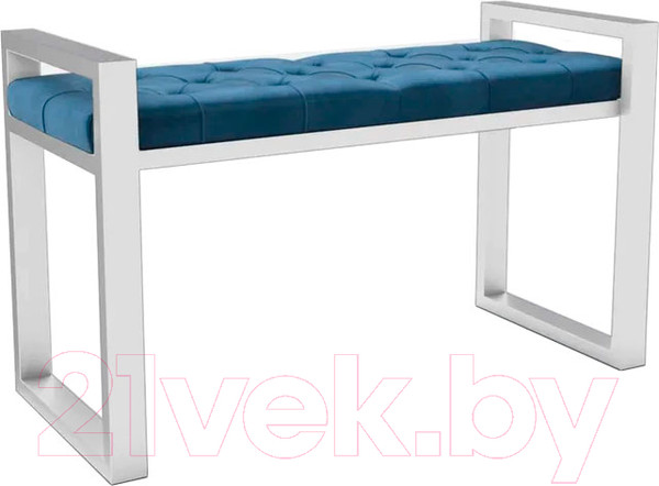 Изображение товара Банкетка Hype Mebel Бридж (белый/синий)