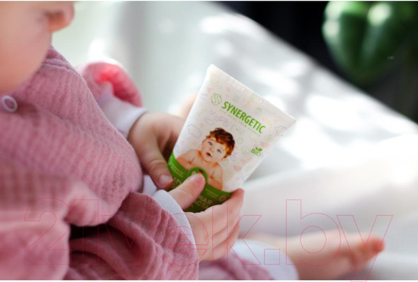 Изображение товара Зубная паста Synergetic Липа и ромашка от 0 до 3 лет (50г)