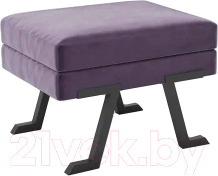 Изображение товара Банкетка Hype Mebel Битл (черный/фиолетовый)