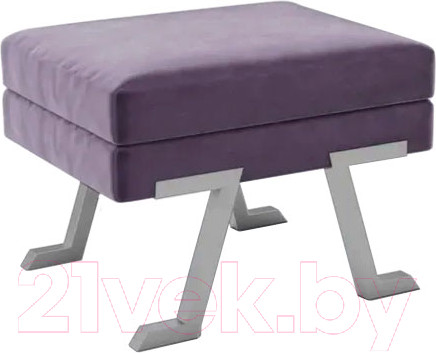 Изображение товара Банкетка Hype Mebel Битл (белый/фиолетовый)