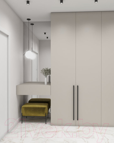 Изображение товара Банкетка Hype Mebel Баг (белый/синий)