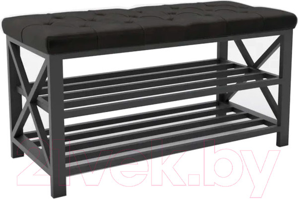 Изображение товара Банкетка Hype Mebel Будс (черный/черный)