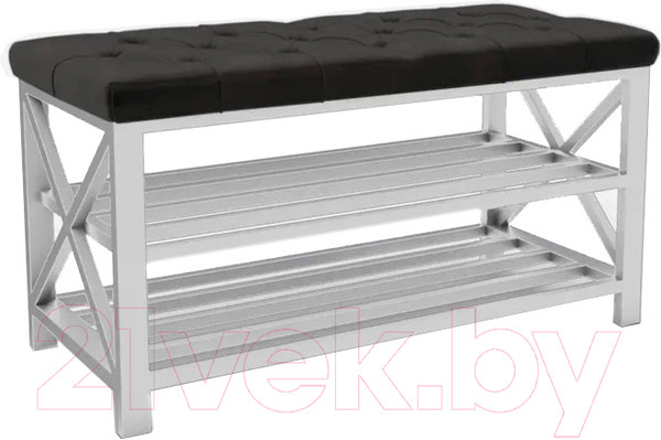 Изображение товара Банкетка Hype Mebel Будс (белый/черный)