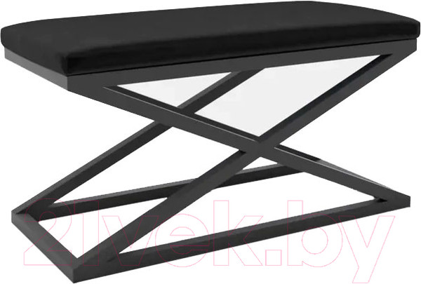 Изображение товара Банкетка Hype Mebel Трингл (черный/черный)