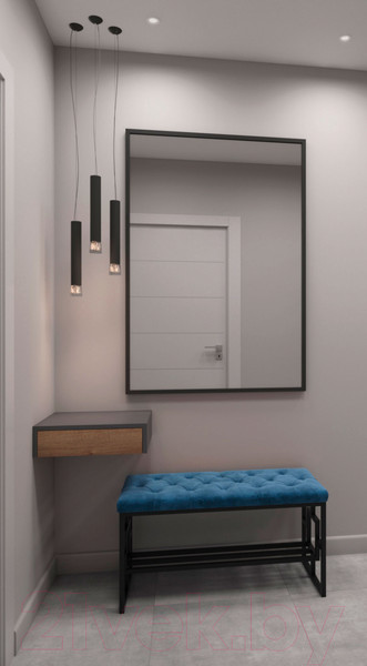 Изображение товара Банкетка Hype Mebel Квадро Люкс (белый/зеленый)