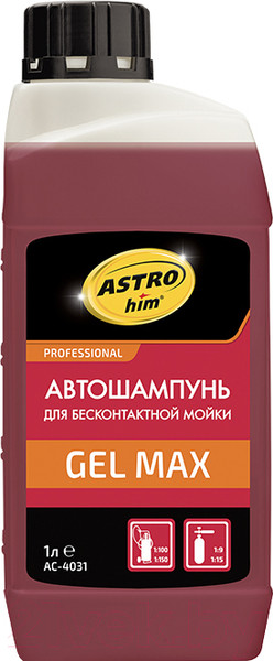 Изображение товара Автошампунь ASTROhim Gel Max / Ас-4031 (1л)