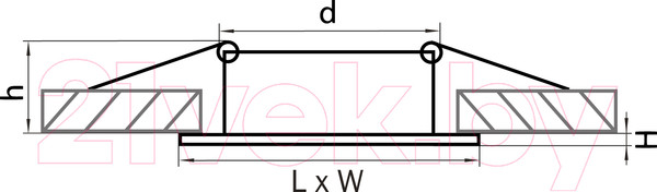 Изображение товара Точечный светильник Lightstar Lega 011030