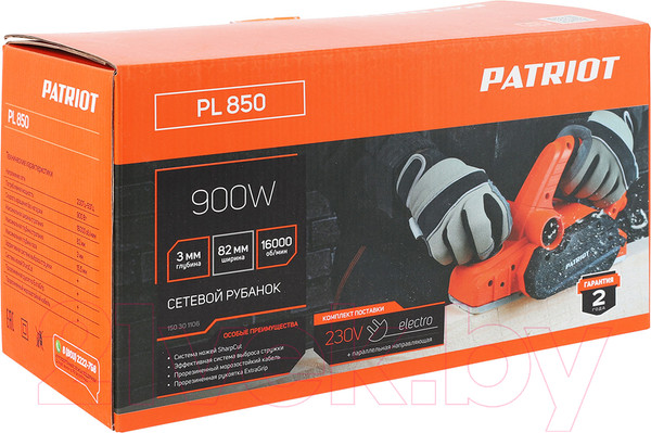 Изображение товара Электрорубанок PATRIOT PL 850