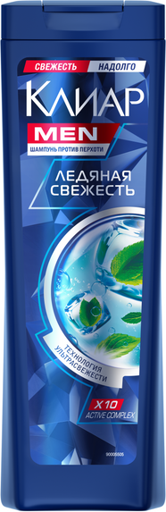 Изображение товара Шампунь для волос Clear Men Vita Abe против перхоти Ледяная свежесть с ментолом (400мл)