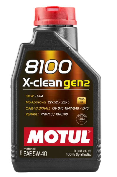 Изображение товара Моторное масло Motul 8100 X-clean gen2 5W40 / 109761 (1л)