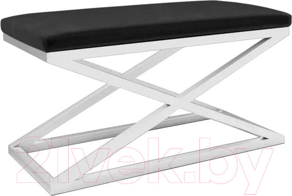 Изображение товара Банкетка Hype Mebel Трингл (белый/черный)