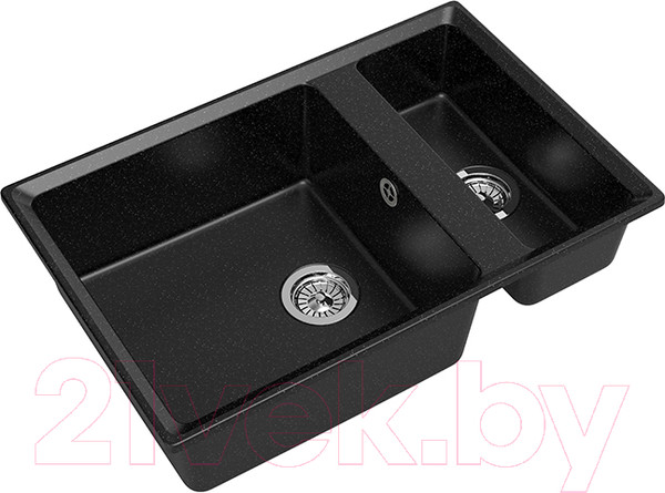 Изображение товара Мойка кухонная GranFest GF-LV-760K (черный)