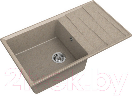 Изображение товара Мойка кухонная GranFest GF-LV-860L (песочный)