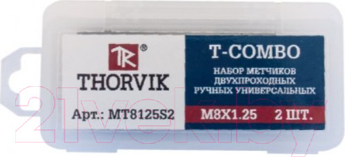 Изображение товара Набор метчиков Thorvik T-Combo MT81S2
