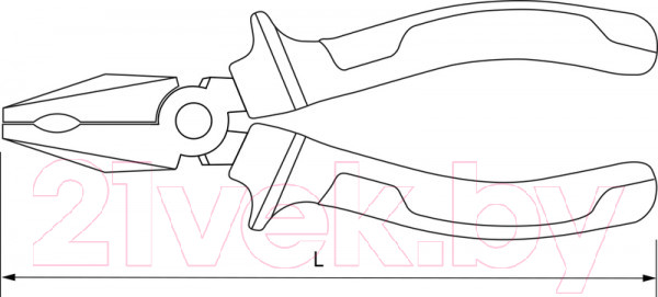Изображение товара Пассатижи Thorvik LP00180