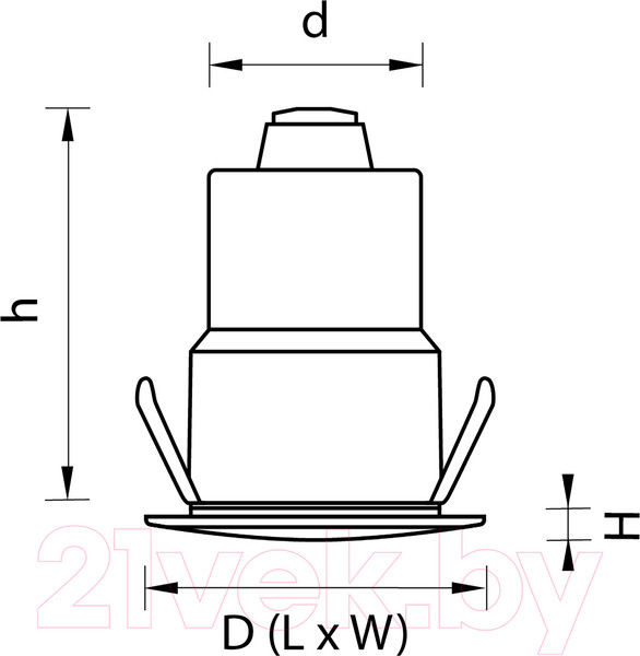 Изображение товара Точечный светильник Lightstar Ipogeo ip384328