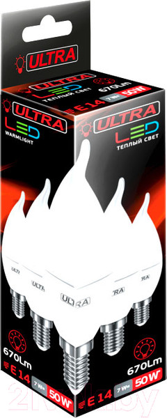 Изображение товара Лампа Ultra LED-F40-7W-E14-3000K